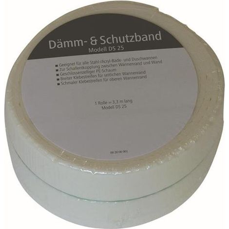 Ruban isolant et protecteur en ferpol. DS25 pour l'isolation acoustique des murs