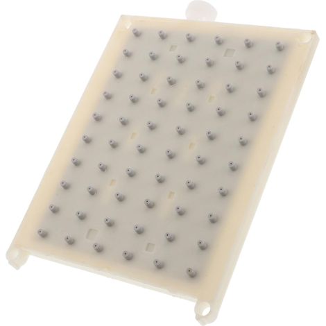 Kit Rectangular Bathroom Threaded Durable Plastic Design Shower Holes (1/5)