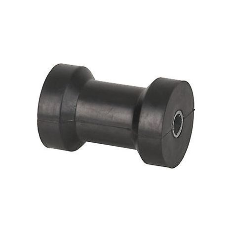 Rouleau de quille Viking en acier doux de qualité supérieure, 4 1/2 pouces, alésage de 17 mm (noir)