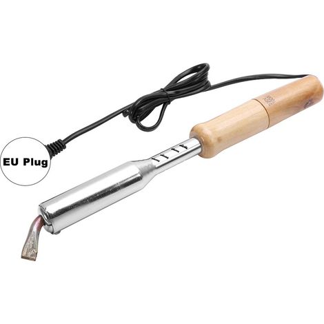 Pistolet à souder 100W – 220V – pointe burin + poignée bois – mini station soudage