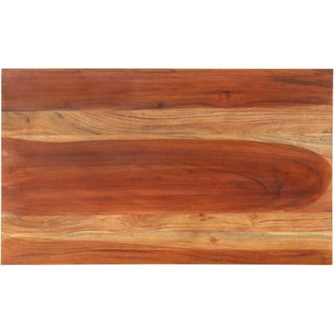 Dessus de table bois massif d'acacia 25-27 mm 60x100 cm (1/5)