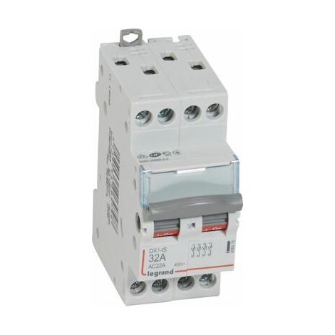 Interrupteur-sectionneur DX³-IS 4P 400V - 32A - 2 modules - 406479 - LEGRAND