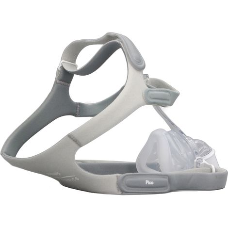 Plaquette nasale de rechange, légère, réglable, flexible, avec joint, cadre nasal transparent, taille XL (4,8 à 6,1 cm). (1/5)