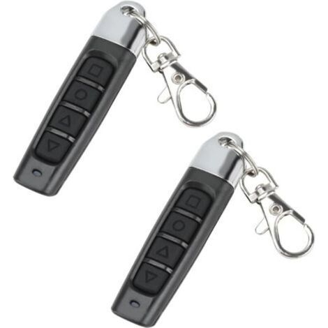 Ricambi per telecomando universale per cancelli a 433 MHz, telecomando universale per porta da garage con 4 pulsanti e frequenza fissa, duplicatore di telecomando wireless per cancelli e porte da gara (1/5)