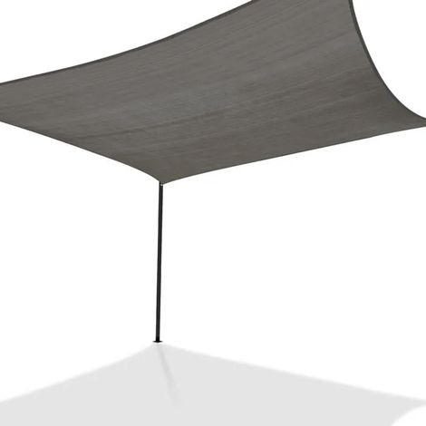 Voile D'ombrage - Carrée 4x4 M - Polyéthylène Haute Densité - Extérieur - 1 Pièce