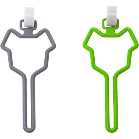 Sac à crottes chien 2 pièces, porte-sac déjection pour laisse, distributeur de poches toilettes, clip mains libres pour promener le chien (1/5)