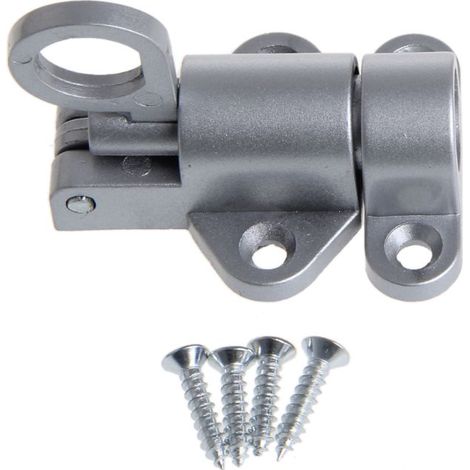 Poignée de porte en aluminium avec serrure, pour portails et granges, pour installation domestique et usage quotidien.-AquaForge