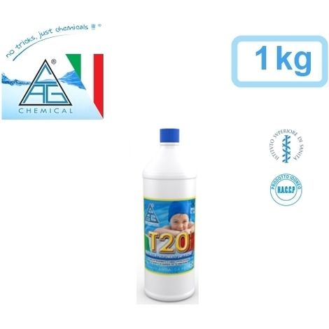 Antialghe / Alghicida concentrato e profumato per piscina / piscine con effetto schiarente 1kg C.A.G Chemical - T20
