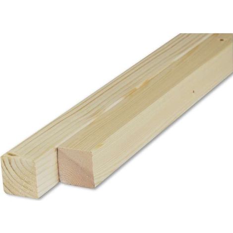 LISTELLO PIALLATO IN ABETE 40 X 40 X 1000 MM
