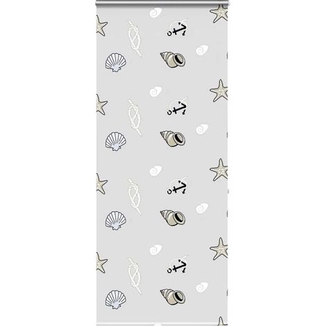 Duschrollo mit Kassette 90x240 cm Stoffbreite 86 cm
