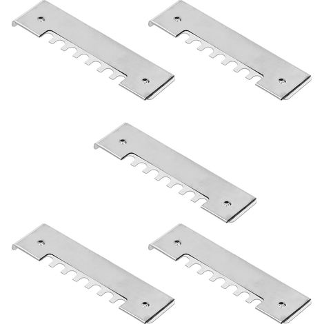 Lot de 5 portes d'entrée de ruche en acier inoxydable, protection anti-évasion, accessoire apicole (1/5)