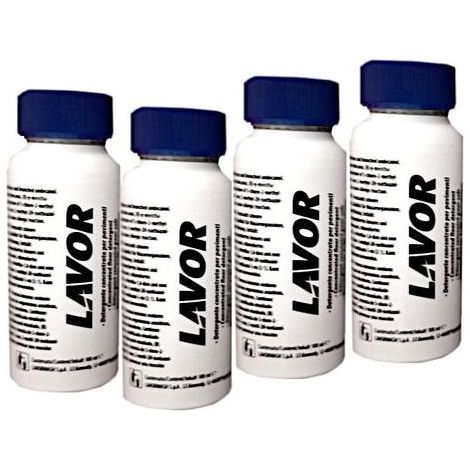 Lavor 00100037 Confezione 4 Flaconi Detergente Sprin