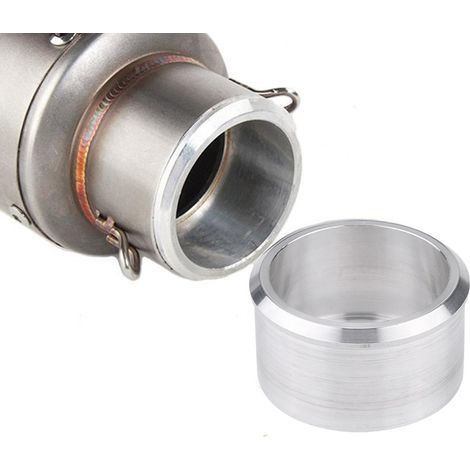 Tuyau d'adaptateur de pot d'échappement motocross en aluminium, réducteur de 60mm à 51mm, raccord pour silencieux moto (1/5)