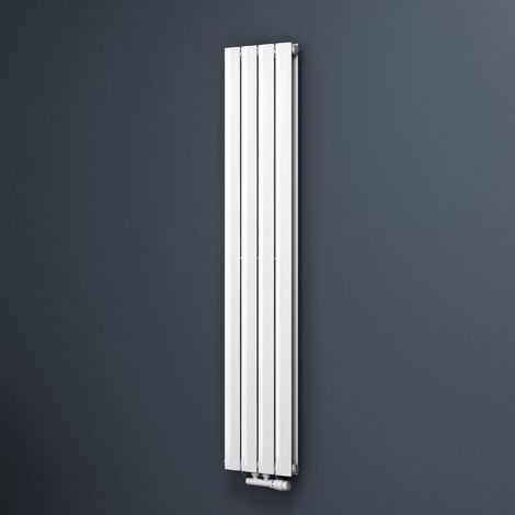 Mai & Mai Radiateur à Eau Chaude Mural Chauffage Central 160x31cm Radiateur Blanc Vertical en Acier Double Couche FV (1/5)