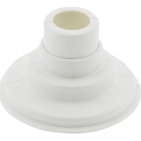 Klickrosetten für Thermostatventil CODA weiß (1/2)