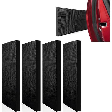 Lot de 4 protections murales autocollantes pour garage - 30 x 10 x 3 cm - Protection murale autocollante - Protection de bord de porte de garage - Pour porte de voiture, mur de garage, abri de voiture (1/5)