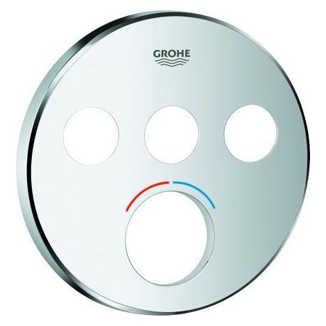 Rosette ronde 46993 pour SmartControl UP-Mischer 3ASV chromé