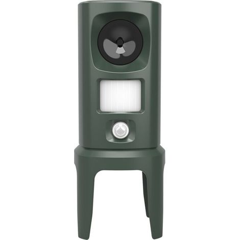 Répulsif pour animaux d'extérieur, répulsif à ultrasons pour rongeurs, répulsif pour oiseaux alimenté par énergie solaire et USB, double mode d'alimentation, détection infrarouge, ondes ultrasoniques (1/4)