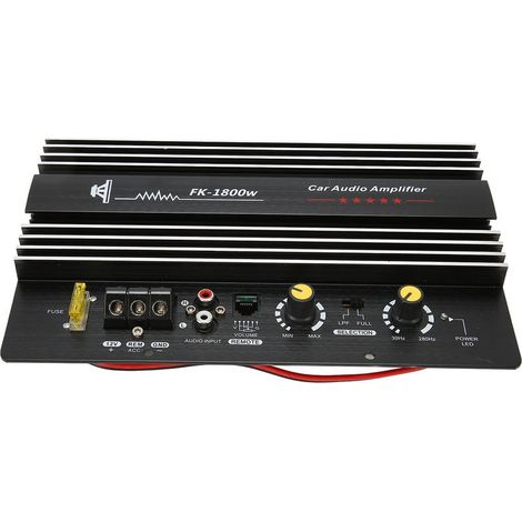 Amplificateur Voiture 1800W Puissant - Ampli Audio 12V pour Subwoofer Auto - Son Automobile Haute Puissance (1/5)