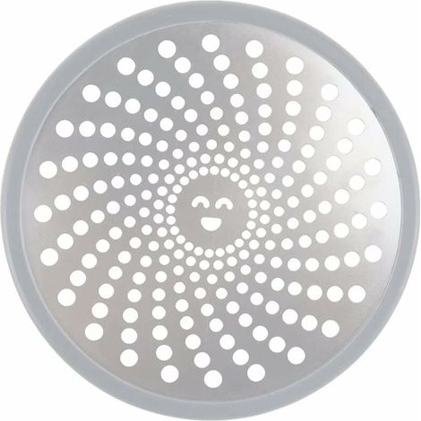 Drain Attrape Cheveux Filtre de Vidange Douche Bouchons de vidange en Acier Inoxydable de 11,3 cm Grille Douche Anti Cheveux pour Salle de Bain Cuisine Baignoire - Argent-LIAIKI