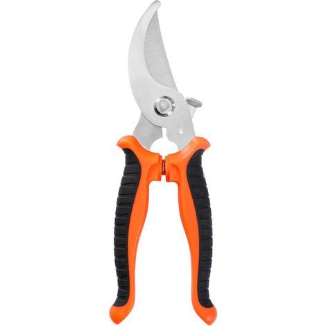 Sécateur Bypass - Lame Acier Inoxydable 25 mm - Poignées Aluminium Revêtement Caoutchouté - Sécurité Verrouillage Une Main - Pour Taille Jardin - 1 Pièce (1/5)