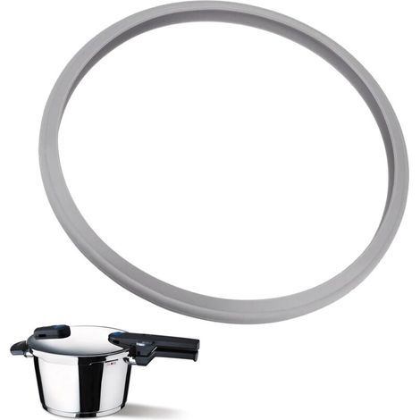 Joint d'étanchéité de 22 cm pour Autocuiseur Fissler WMF, Joint Cocotte Minute Remplacement pour Fissler 6.5L, Anneau d'étanchéité Silicon pour Autocuiseurs, Accessoires Couvercle (1/4)