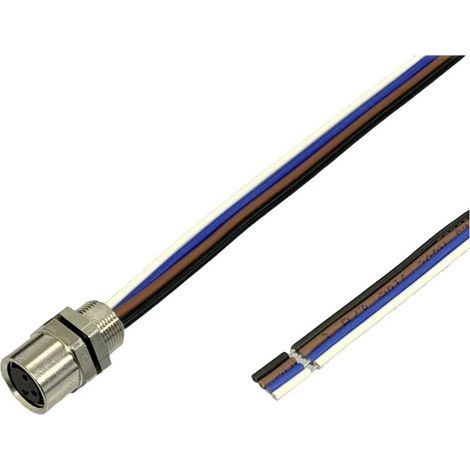 BKL Electronic 2701006 Presa da incasso sensore/attuatore M8 0.2 m Numero di poli: 3 1 pz. (1/2)