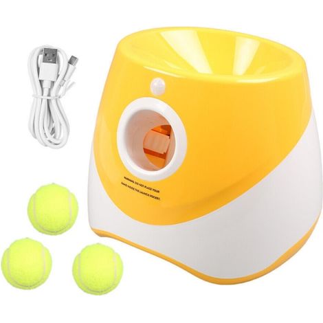 FLITI Automatic Ball Launcher for Small and Medium Dogs 10-30ft ABS with 3 Balls Included (1/5)