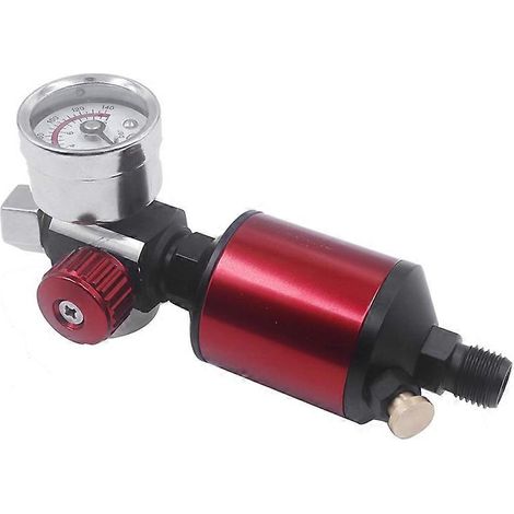 Régulateur d'air avec filtre à air, manomètre, filtre anti-eau en ligne, outils, régulateur de peinture (1/4)