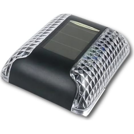 Solar-Wandleuchte für den Außenbereich mit weißen LEDs – 2 ultrahelle LEDs  IP65 wasserdicht, Garten-/Eingangs-/Treppenbeleuchtung – 8 x 6,5 cm  Montage mit Schrauben oder Klebeband im Lieferumfang en