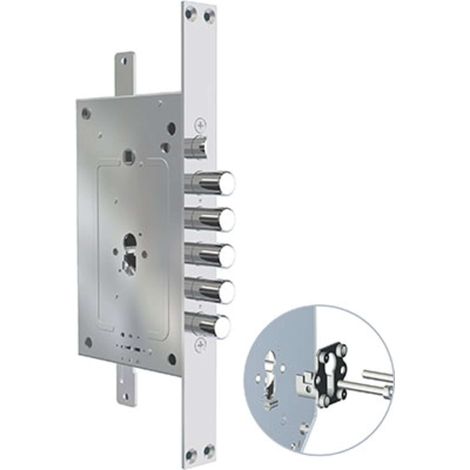 SERRATURA METALLO INFILARE 2951 PE-DM CR - DM+F.SAGOM M2 TRIPL+SCR IP.MM 28 E.MM 68 DX/SX - 1 pezzo