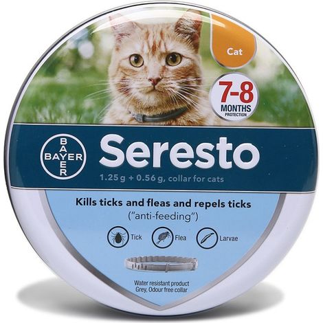 Collier anti-puces et anti-tiques pour chat - 38 cm 1 collier