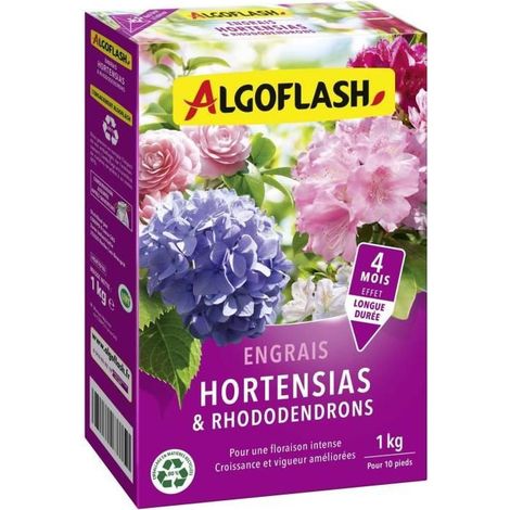 Concime per Ortensie e Rododendri - ALGOFLASH NATURASOL - 1 kg