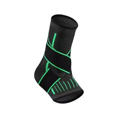 (Vert M) Attelle de sport de soutien torsionnel du pied réglable, adaptée au sport. (1/5)