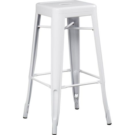 Taburete alto apilable en acero Lix SKLUM         ↑75 cm (1/5)