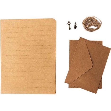 12 feuilles de papier kraft pour lettres, papier à lettres, numéro 16-- (1/5)