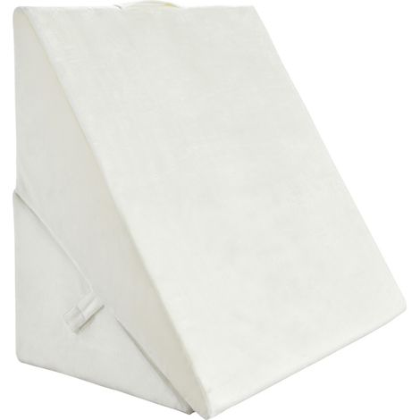 Adjustable Memory Foam Reading Sleep Back Support Pillow-White (1/5)