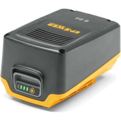 Stiga Batería ePower E 24 20 V, Capacidad 4 Ah, Compatible con Todos los Dispositivos Stiga y cortacésped de la Serie 1 y con baterías B24 Alpina (1/2)