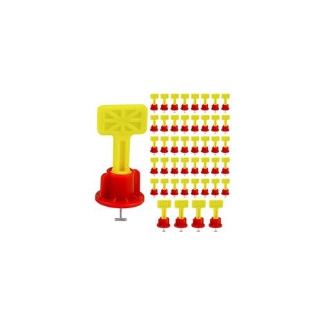Entretoises inox + vis tilting – Système nivellement carrelage anti‑desserrage – Qualité durable PP/acier