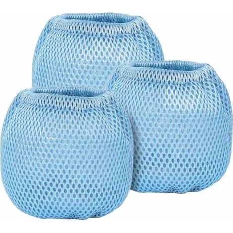 Lot de 3 housses de filtre en maille pour piscine, filtre à cartouche bleu pour piscines gonflables, spas et jacuzzis (1/5)
