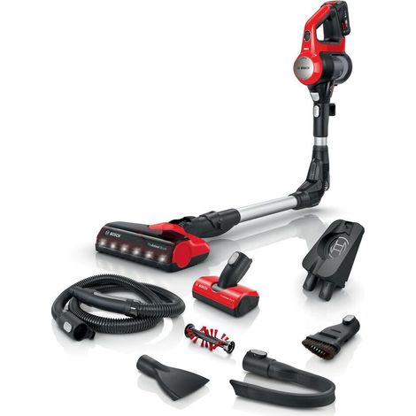 Bosch BCS711PET Aspirapolvere Senza Sacco Nero Rosso (1/5)
