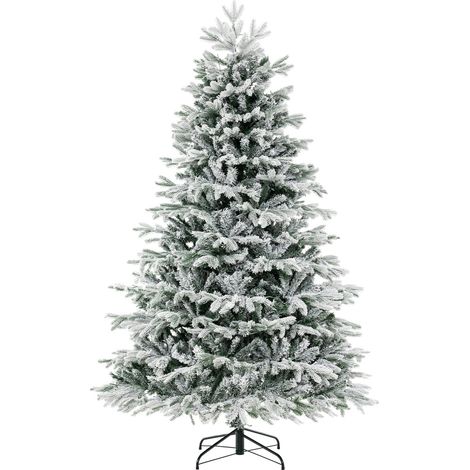 Árbol de Navidad artificial de 210 cm con nieve y 450 LED (1/5)