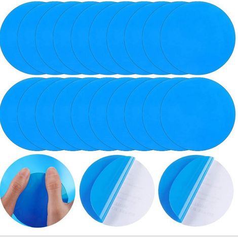Kit de 10 patchs carrés autocollants pour réparer piscine, revêtement vinyle, matelas gonflable, réparation étanche sous-marine, adhésif résistant, 15x15 cm (1/5)