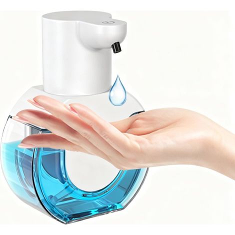 Automatischer, berührungsloser Seifenspender für Bad und Küche mit Infrarotsensor und Schutzart IPX6 (wasserdicht). Ideal für Bad und Küche – weiß.
