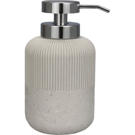 Distributeur de savon sur pied ALBA, blanc/chrome (1/4)