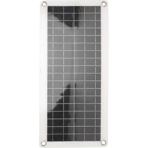 Kit solaire 220W onduleur 30W polysilicium régulateur 10A protection surtension pour 12V voiture camping-car bateau marin (1/5)