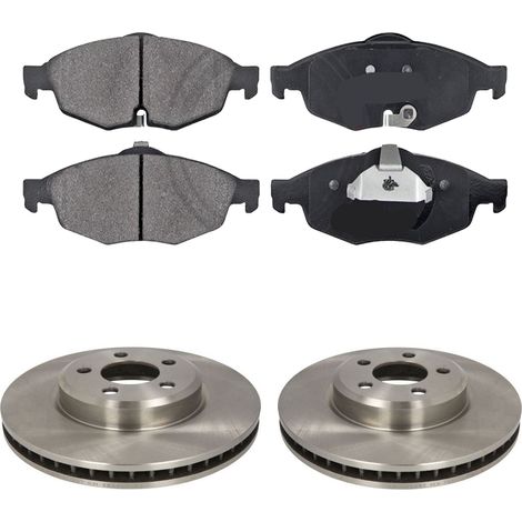 KIT FRENI ANTERIORI compatibile con CHRYSLER SEBRING - DISCHI + PASTIGLIE OEM: FDB1550, FDB1621 / 17881 /SOSTITUZIONE DIRETTA/BASSA POLVERE/SILENZIOSO (1/5)
