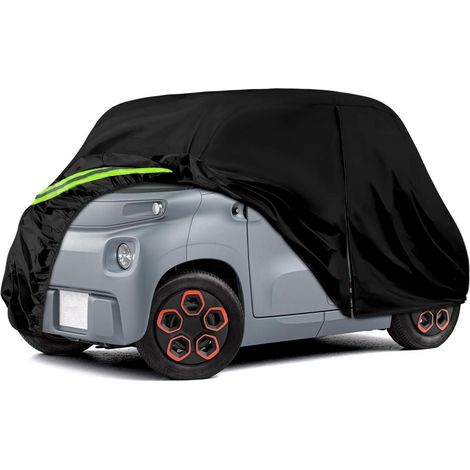 Vollgarage für Citroen Ami/Rocks-e/FIAT Topolino 2020-2024, wasserdicht, atmungsaktiv, mit Reflektoren (1/5)