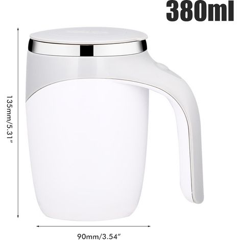 Mug à café magnétique automatique avec agitateur électrique, idéal pour la maison, le bureau ou les voyages, pour café chaud et thé au lait. (1/5)