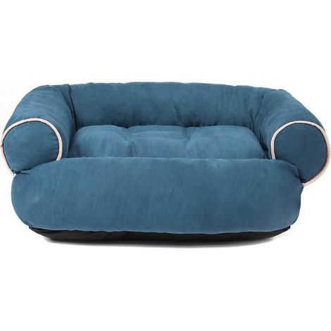Deep Sleeping Dog Sofa Bed High Quality Cat Litter Winter Warmer Thicker Pet Bed for Small Cats and Dogs (2XL,Blue) (1/3)